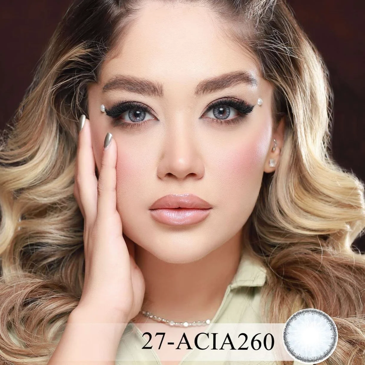 لنز رنگی فصلی بیوتی (Beauty)